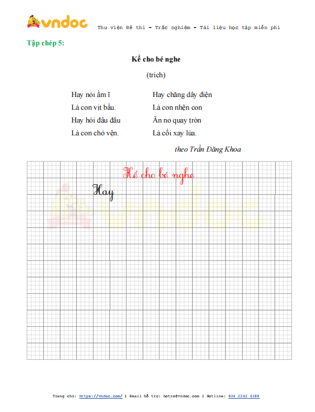 Phiếu luyện viết chữ đẹp Tuần 29 sách Cánh Diều