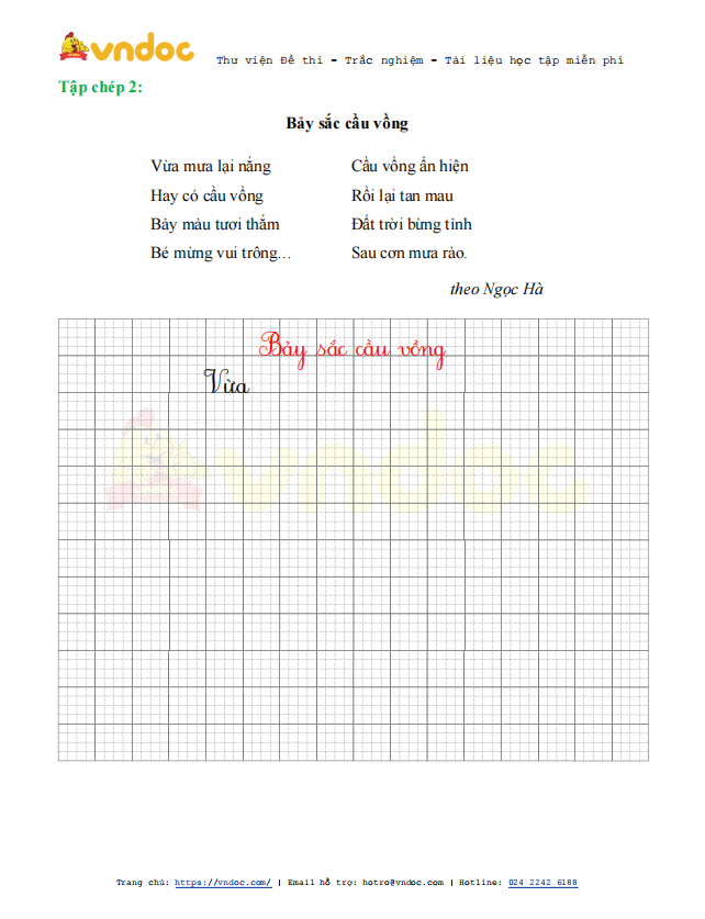 Phiếu luyện viết chữ đẹp - Tuần 29 sách Kết nối tri thức