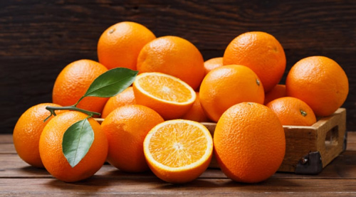 Tả quả cam lớp 2