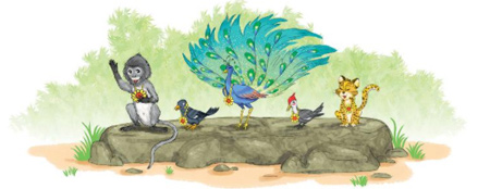 Giải bài tập Tiếng Việt 1 trang 114, 115, 116, 117 Bài 4: Cuộc thi tài năng rừng xanh