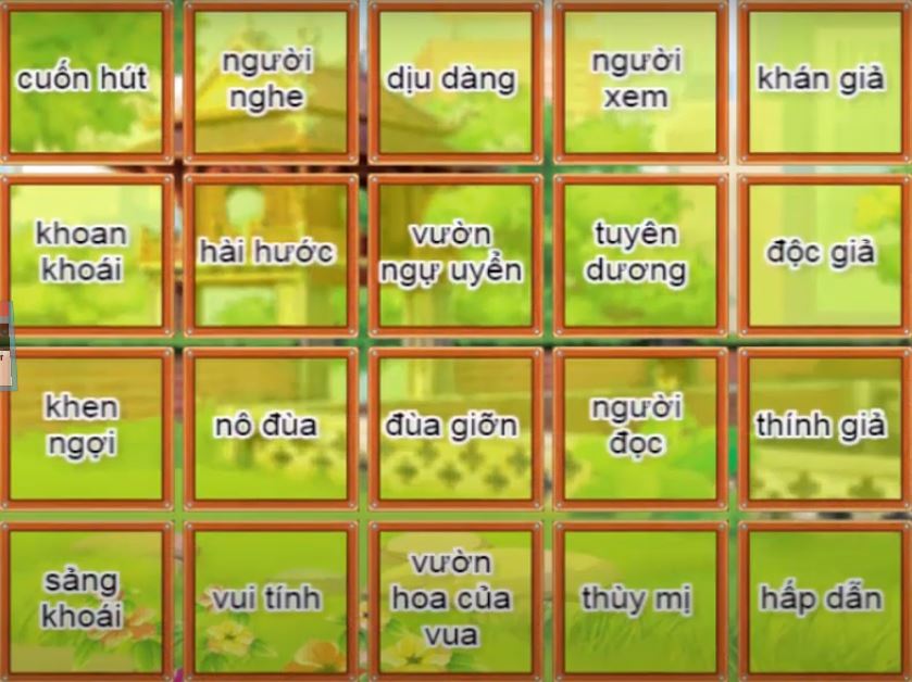 Trạng nguyên Tiếng Việt lớp 4 vòng 18