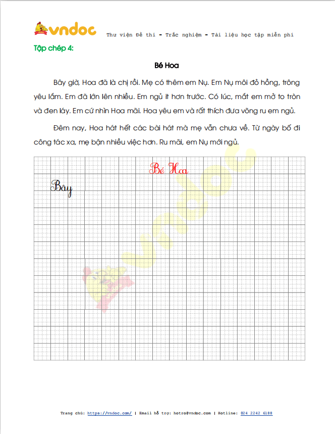 Phiếu luyện viết chữ đẹp Tuần 30 sách Cánh Diều
