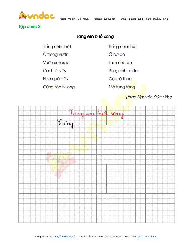 Phiếu luyện viết chữ đẹp Tuần 30 sách Chân trời sáng tạo