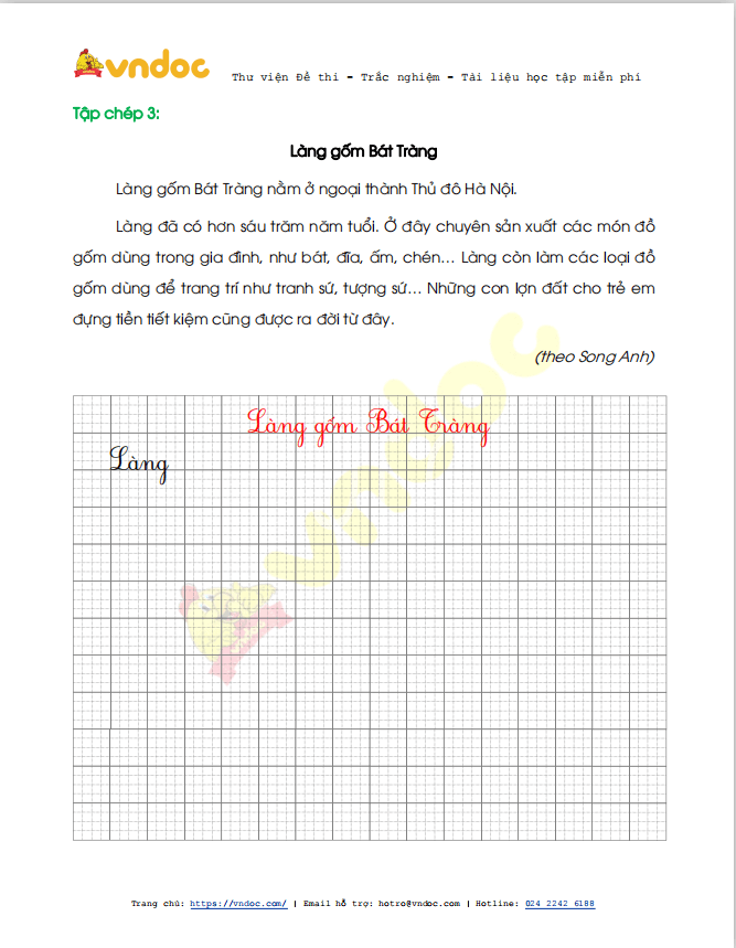 Phiếu luyện viết chữ đẹp Tuần 30 sách Chân trời sáng tạo