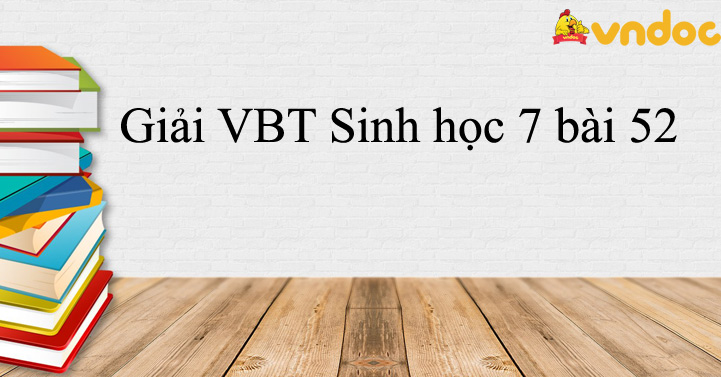 Giải Vbt Sinh Học 7 Bài 52 - Thực Hành: Xem Băng Hình Về Đời Sống Và Tập  Tính Của Thú - Vndoc.Com