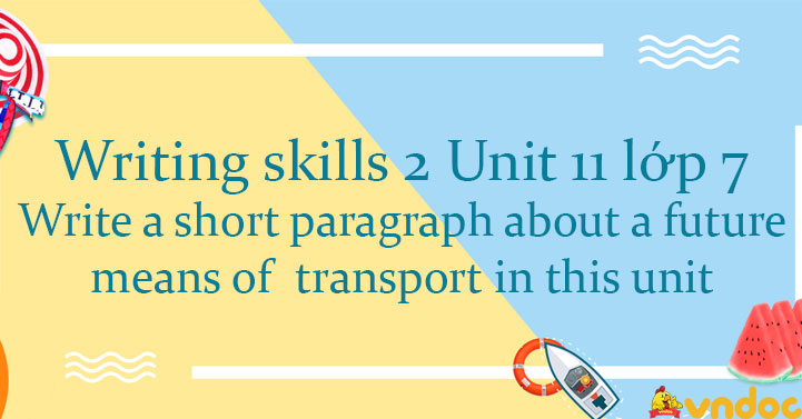 write a short paragraph about a future means of transport