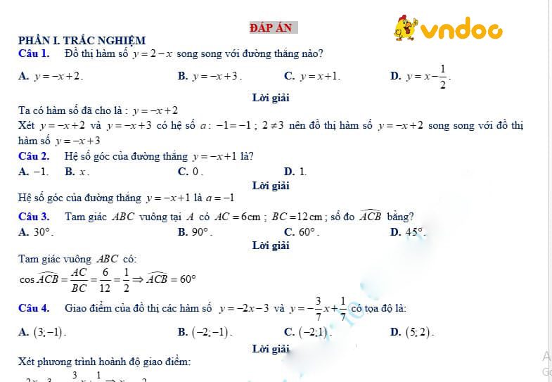 Đề thi thử vào lớp 10 môn Toán tỉnh Quảng Ngãi năm 2020 - 2021 (đề số 2)