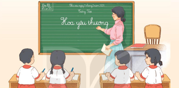 Giải bài tập Tiếng Việt 1 trang 50, 51, 52, 52 Bài 3: Hoa yêu thương