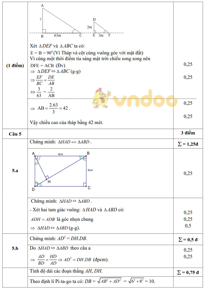 Đề thi học kì 2 Toán 8 Phòng GD&ĐT huyện Long Thành năm 2020 - 2021