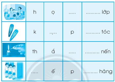 Giải VBT Tiếng Việt 1 trang 46, 47, 48 Chủ đề 14: Lớp em