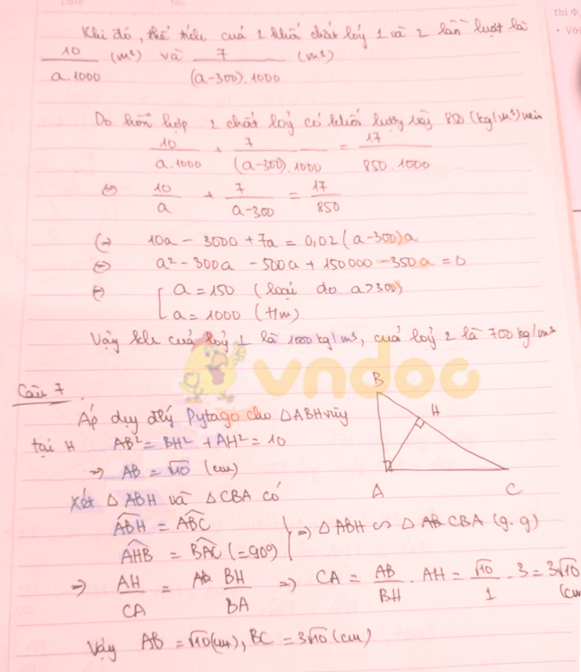 Đề thi tham khảo vào lớp 10 môn Toán Sở GD&ĐT Thái Nguyên năm 2021 - 2022