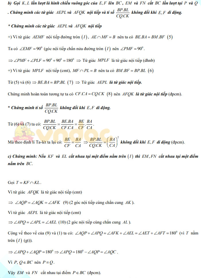 Đề thi tuyển sinh lớp 10 môn Toán năm 2021 Trường Phổ Thông Năng Khiếu, TP. HCM (đề chuyên)