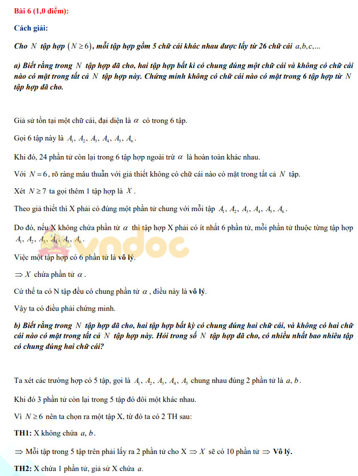 Đề thi tuyển sinh lớp 10 môn Toán năm 2021 Trường Phổ Thông Năng Khiếu, TP. HCM (đề chuyên)