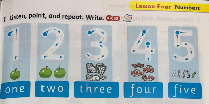 Giải Tiếng Anh lớp 1 Unit 5: This is my nose! - Lesson 4 SGK