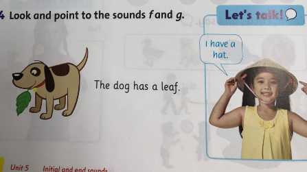 Giải Tiếng Anh lớp 1 Unit 5: This is my nose! - Lesson 5 SGK