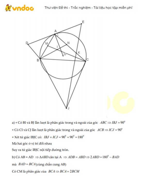 Đề thi thử vào lớp 10 môn Toán Trường THPT H.A.S năm 2021
