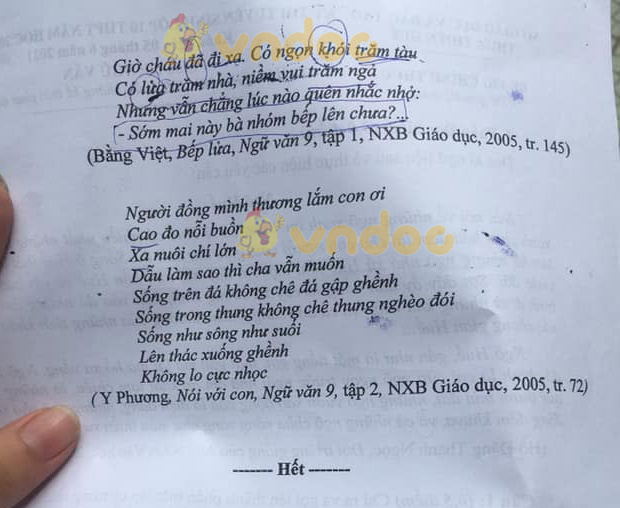 Đề thi vào lớp 10 môn Văn tỉnh Thừa Thiên Huế năm 2021