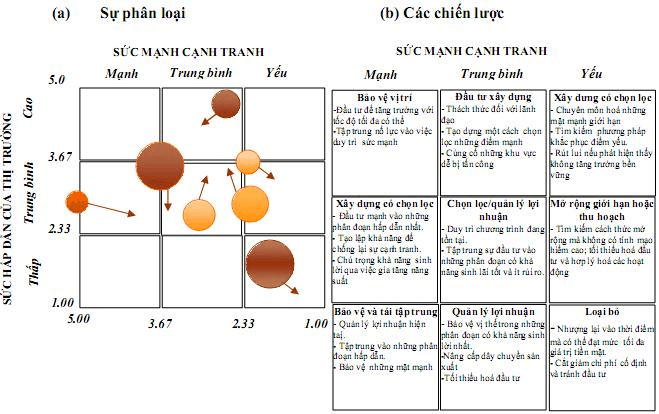 Đo lường sức hấp dẫn của thị trường, sức mạnh cạnh tranh