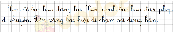 Bài 5: Đèn giao thông