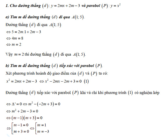 Đáp án đề thi vào lớp 10 môn Toán tỉnh Phú Thọ năm 2021