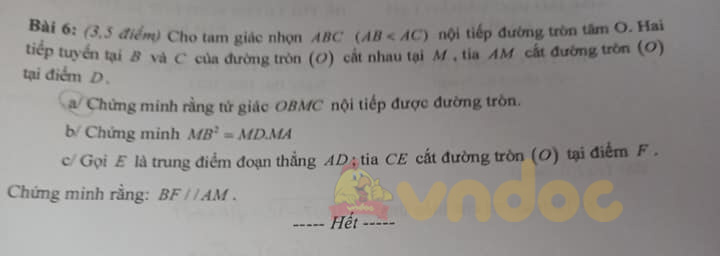 Đề thi vào lớp 10 môn Toán tỉnh Cà Mau năm 2021