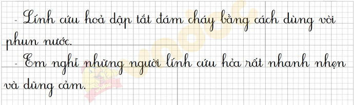 Giải Tiếng Việt 1 trang 148, 149, 150, 151 Bài 2: Lính cứu hỏa