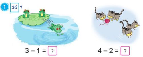 Giải Toán lớp 1 trang 54, 55 sách Cánh Diều