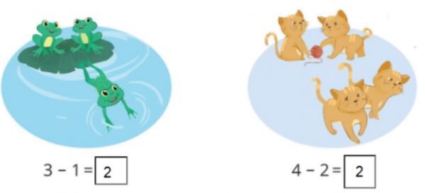 Giải Toán lớp 1 trang 54, 55 sách Cánh Diều - bài 1