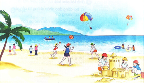 Giải Tiếng Việt 1 trang 158, 159, 160, 161 Bài 6 Du lịch biển Việt Nam