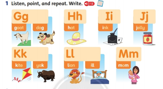 Giải Tiếng Anh lớp 2 Unit Starter: Hello! - Lesson 5 SGK