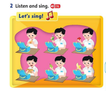 Giải Tiếng Anh lớp 1 Unit 6: Lunchtime! - Lesson 2 SGK