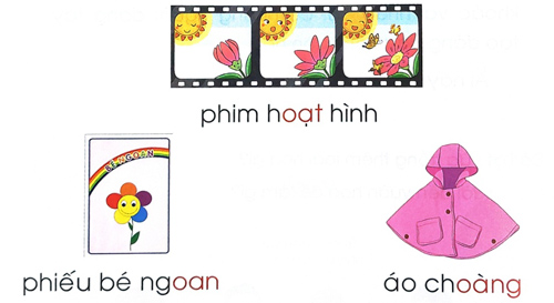 Giải Tiếng Việt 1 trang 12, 13 Bài 4: oat, oan, oang