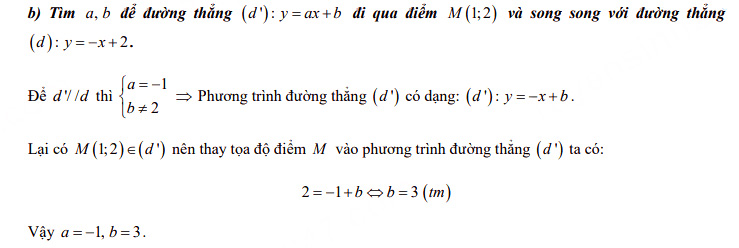Đáp án đề thi tuyển sinh lớp 10 môn Toán Bắc Kạn 2021