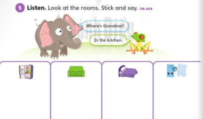 Giải Tiếng Anh lớp 1 Unit 3 Lesson Lanuage Use SGK