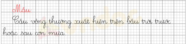 Giải Tiếng Việt 1 trang 40, 41, 42 Bài 3: Cầu vồng