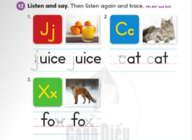 Giải Tiếng Anh lớp 1 Unit 4 Lesson The Sound of English SGK