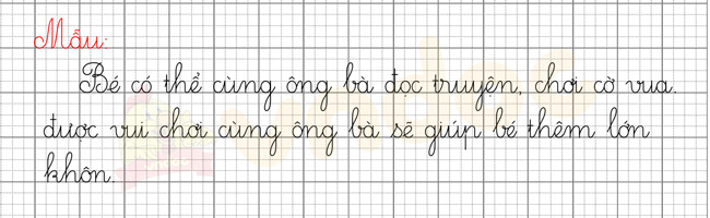 Những trò chơi cùng ông bà