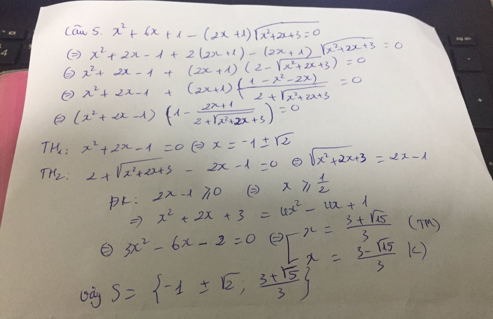 Đáp án đề thi tuyển sinh lớp 10 môn Toán Thái Bình 2021