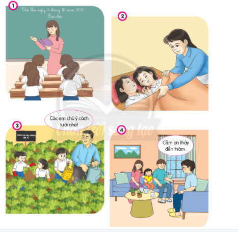 Giải đạo đức 2 bài 5 trang 22 Kính trọng thầy giáo, cô giáo