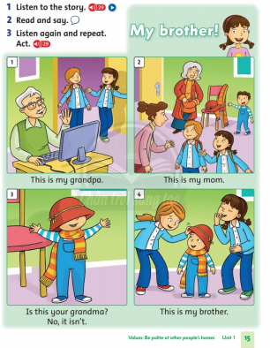 Giải Tiếng Anh lớp 2 Unit 1: Is this your mom? - Lesson 6 SGK