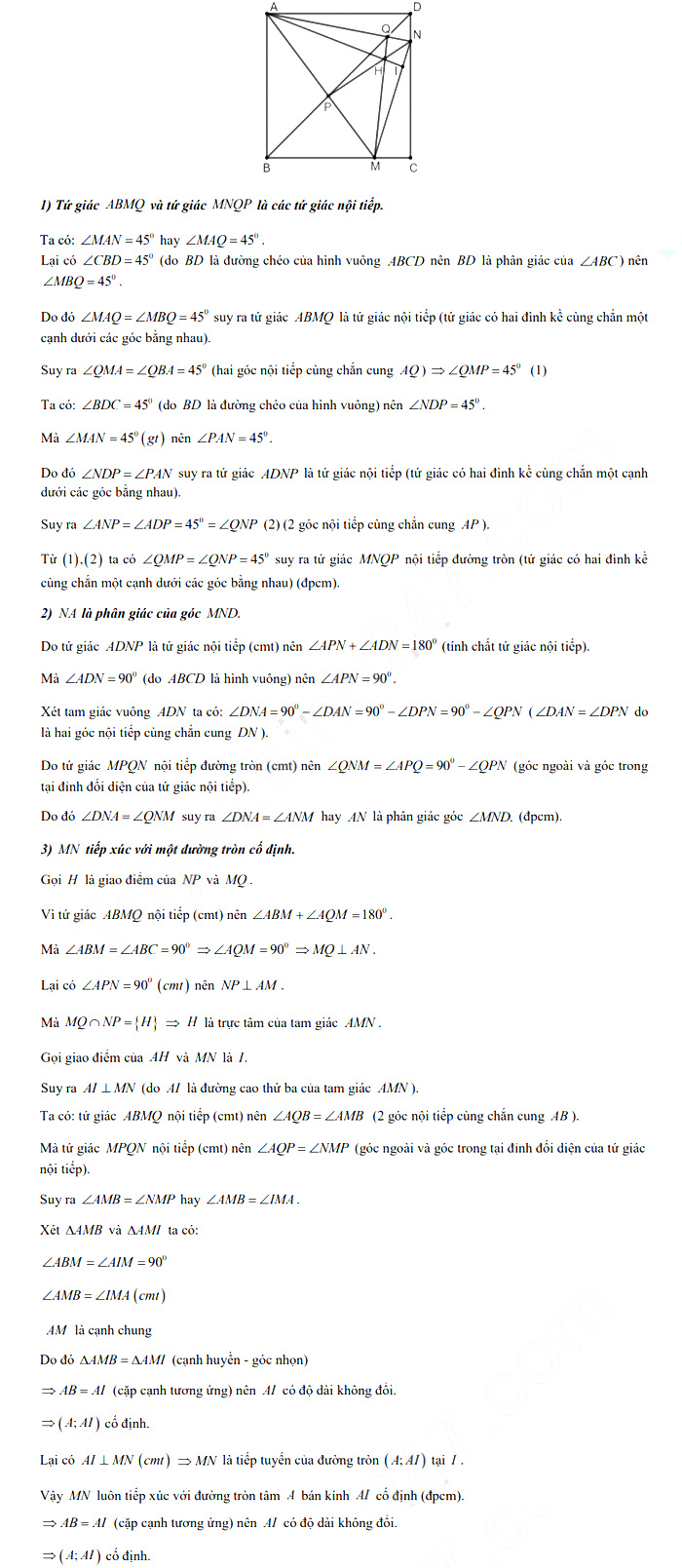 Đáp án đề thi tuyển sinh lớp 10 môn Hòa Bình 2021