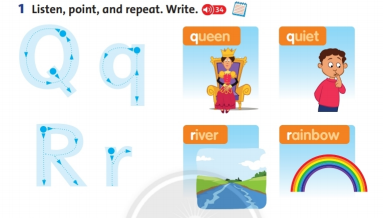 Giải Tiếng Anh lớp 2 Unit 2: He’s happy! - Lesson 3 SGK