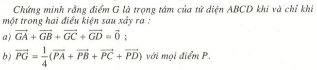 Trọng tâm của tứ diện là gì?