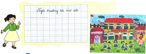 Góc sáng tạo: Ngôi trường mơ ước