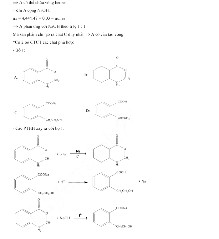 Đề thi vào lớp 10 chuyên KHTN năm 2021 môn Hóa