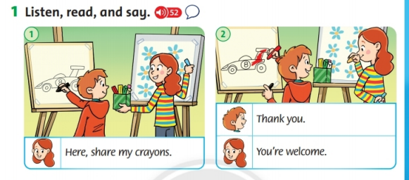 Giải Tiếng Anh lớp 2 Fluency Time! 1 - Lesson 1