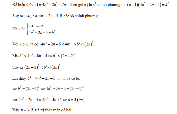 Đáp án đề thi vào lớp 10 môn Toán chuyên Thái Nguyên năm 2021