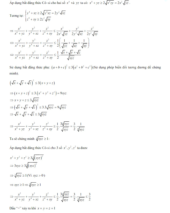 Đáp án đề thi tuyển sinh lớp 10 môn Toán Chuyên Hà Giang năm 2021