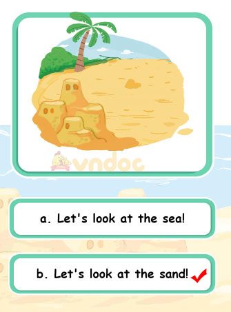 Giải SBT Unit 3 lớp 2 At the seaside