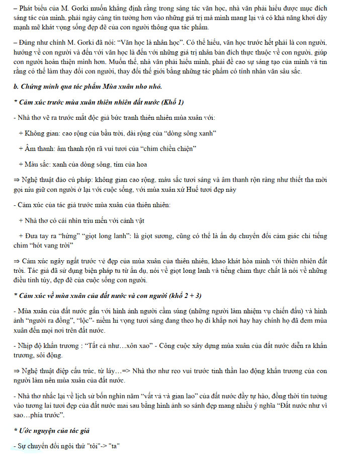 Đáp án đề thi vào lớp 10 môn Văn Chuyên tỉnh Hòa Bình năm 2021